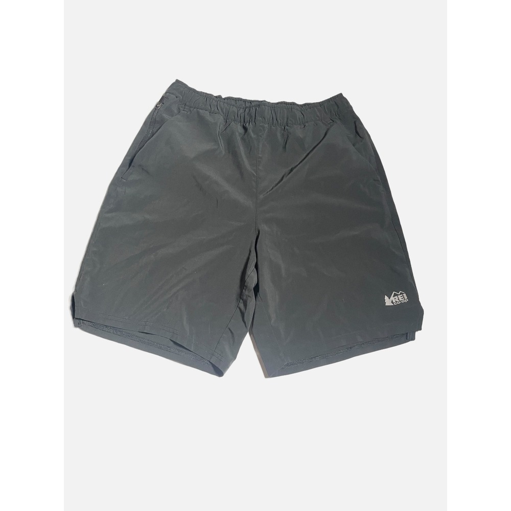 REI Co-op Active Shorts Kids Large 14-16 Gray Lined Hiking Athletic Outdoor